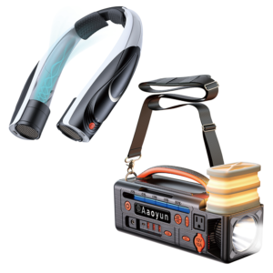Portable power station + Neck fan
